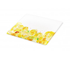 Watercolor Sunflowers Cutting Board