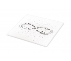 Endless Loop Stars Moon Cutting Board