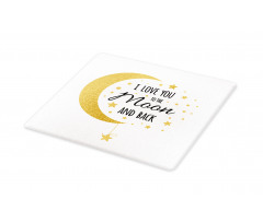 Loving Feel Stars Affection Cutting Board