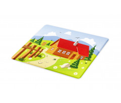 Chalet Image in Mountain Cutting Board