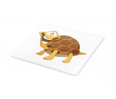 Single Happy Turtle Design Cutting Board