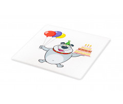 Bulldog Balloons and Cake Cutting Board