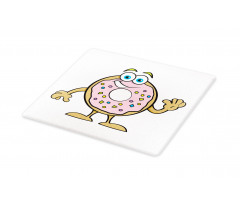 Waving Donut with Sprinkles Cutting Board