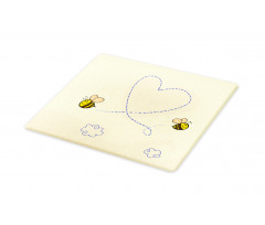 Buzzing Flies Heart Shape Cutting Board