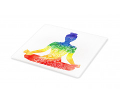 Ornate Motifs Rainbow Cutting Board