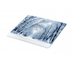 Wildlife Snowy Trees Cutting Board