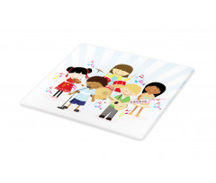 Children Performing Happily Cutting Board