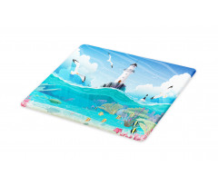 Watchtower Seagulls Cutting Board