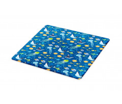 Fish Turtle Nautical Cutting Board