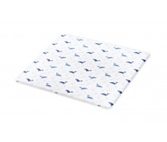 Fish Big Mammal Wave Graphic Cutting Board