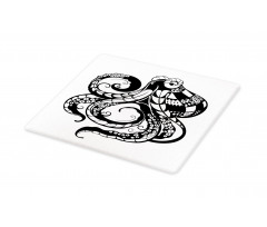 Ornamental Sea Animal Image Cutting Board