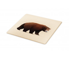 Modern Geometric Bear Art Cutting Board