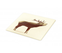 Geometric Elk Animal Art Cutting Board