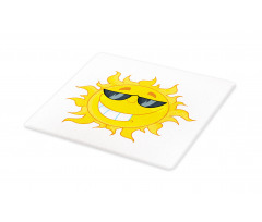 Cheerful Sun Smiling Cutting Board