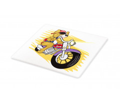 Doggie on a Motorcycle Cutting Board