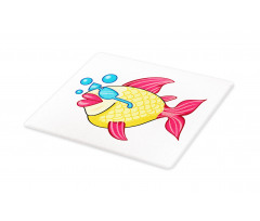 Funny Fish Vacationing Cutting Board