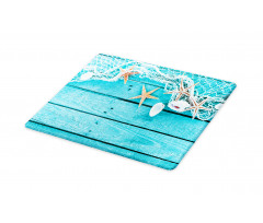 Nautical Shells and Net Cutting Board