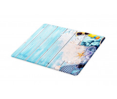 Beach Theme Elements Photo Cutting Board