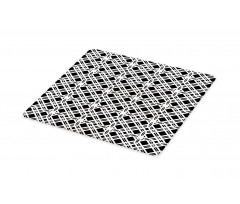 Monotone Vintage Squares Cutting Board