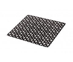 Monotone Peony Shapes Cutting Board