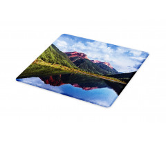 Red Iron Peaks on Lake Cutting Board