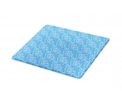 Blue Tones Boteh Art Cutting Board