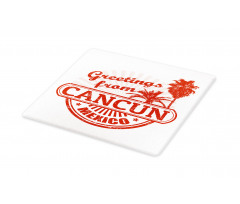 Calligraphic Grunge Design Cutting Board