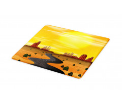 Wild West Scene Butta Cutting Board