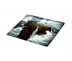 Rocks Stormy Sealife Cutting Board