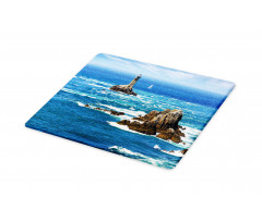 Daytime Wavy Rocky Sea Cutting Board