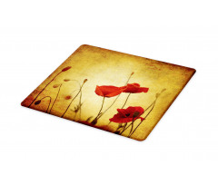 Poppy Flowers Bohemian Cutting Board