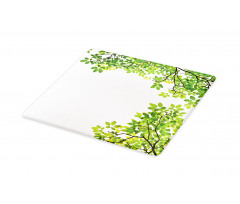 Fresh Branch with Leaves Cutting Board