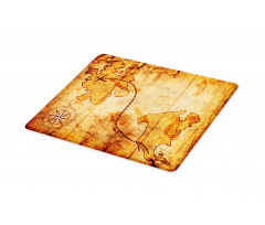 Treasure Map Compass Cutting Board