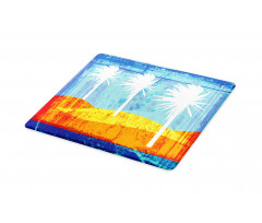 Tropic Beach Palms Cutting Board