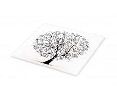 Abstract Leafy Floral Tree Cutting Board