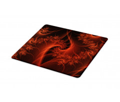 Digital Swirls Floral Cutting Board