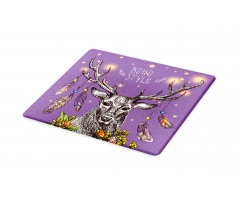 Wild Rein Deer Hand Drawn Cutting Board