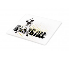 Baseball Grunge Batting Cutting Board