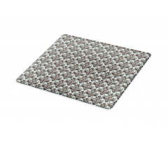 Damask Shapes Motif Cutting Board