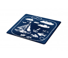 Boat Clouds Anchor Cutting Board