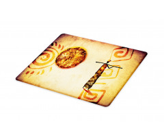 Brown Tribe Art Cutting Board