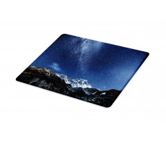 Starry Blue Night Cosmos Cutting Board