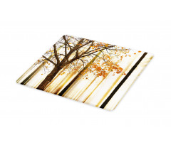 Bare Branches Fall Leaves Cutting Board