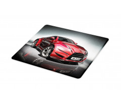 Red Fast Sports Racing Men Cutting Board