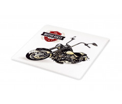 Old Classic Motorcycle Cutting Board