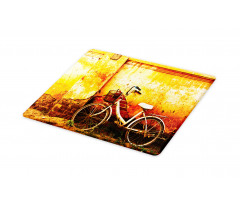 Bike Rusty Cracked Wall Cutting Board