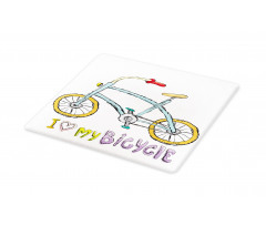 Bicycle Kids Love Words Cutting Board