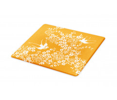 Japanese Tree Birds Art Cutting Board