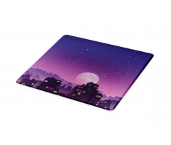 Moon Starry Night Sky Cutting Board