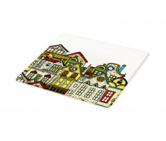 Old Town View Art Cutting Board